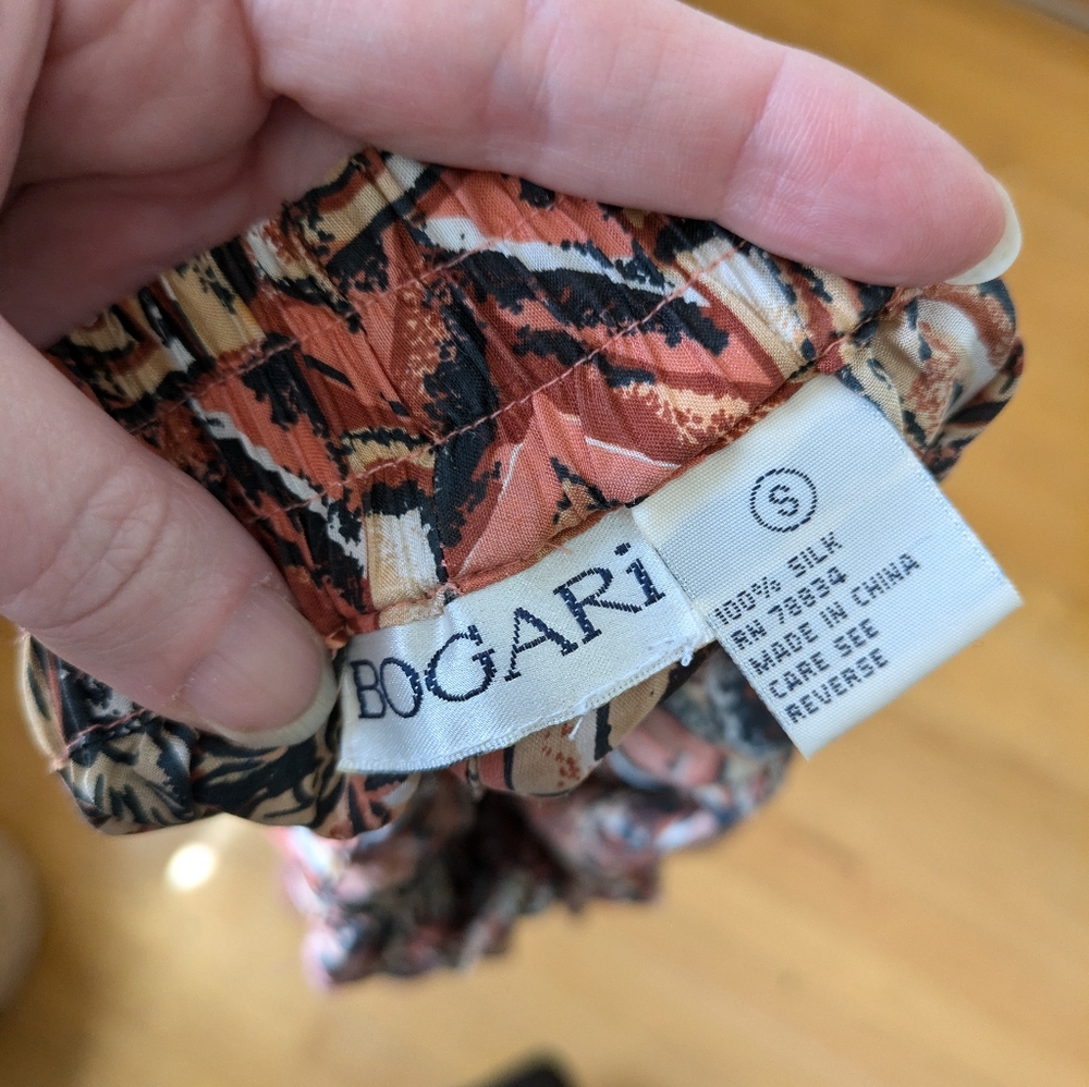 Vintage Bogari Two piece silk set - Picture 2 of 11
